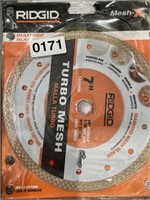 RIDGID DIAMOND BLADE RETAIL $20