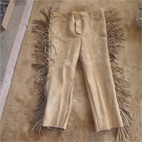 NATIVE AMERICAN SUEDE FRINGED PANTS (NO SIZE)