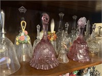 Collectable  glass bells, Fenton bell
