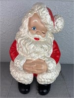 Vintage Atlantic Mold Ceramic Winking Santa Claus
