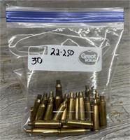 (30) Brass 22-250 Brass