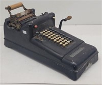 Antique Burroughs Adding Machine Hand Crank