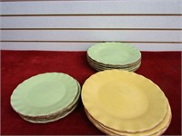 Village collection plates.