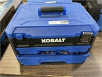KOBALT TOOL BOX ** DAMAGED BOX, SOME ITEMS MIGHT