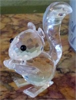 T - SWAROVSKI CRYSTAL SQUIRREL FIGURINE (L37)