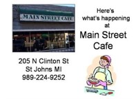 Main Street Café $20 Gift Certificate