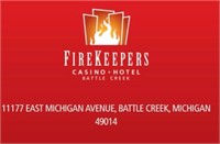 Firekeepers Casino & Hotel $100 Gift Card