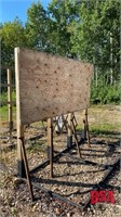 Wood & Steel 4x8 Sign Frame