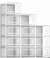 ($108)Kuject Medium Clear Plastic Stackable
