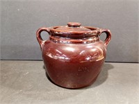 Vintage USA Stoneware Bean Pot