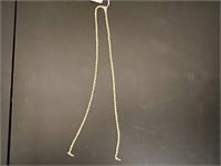 14K GOLD 22" ROPE NECKLACE- WEIGHS 14.9 GRAMS