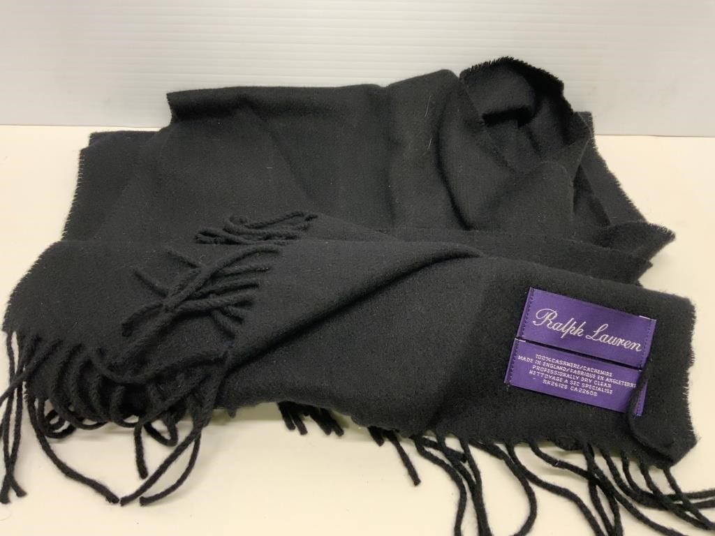 Ralph Lauren 100% Cashmere Scarf Muffler