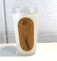 1960’s keyhole Peekaboo Risqué Bar Glass