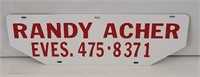 Randy Acher Lincoln Nebr. Real Estate Sign