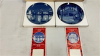 Canada Christmas Collector Plates 1978+1979