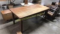 Large wooden table