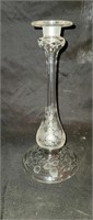 Antique 12" Signed Libbey Cut Glass Lamp Base