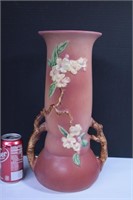 Large Roseville Pottery Handled Vase,Small Chips ,