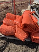 4 like new 20 x 12 insulated tarps