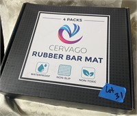 Cervago Rubber Bar Mats Brand New