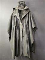 Vintage Wool Hooded Cloak/Cape