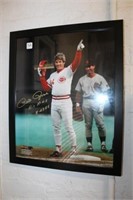 Pete Rose Sign Photo