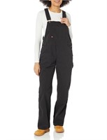 Dickies Women's Relaxed Fit Bib Overalls, RINSED
