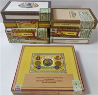 Lot of Cigar Boxes