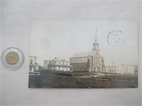 Carte postale photo de l'église Windsor 1916,