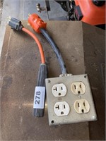 2 short extension cords