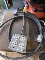 extension cord with 4 outlet box