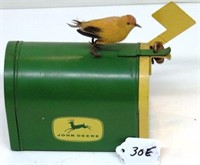 John Deere Mailbox, with bird