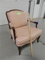 Cushioned arm chair