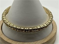 Kendra Scott Gold Filigree Style Bangle Bracelet