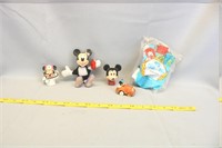 5 PC MICKEY MOUSE TOYS