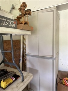 Storage cabinet and contents 69”x18”x29”