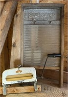 Vintage Washboard & Wringer