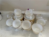 FIRE KING CUPS & SAUCERS