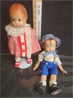 2 Campbels' Soup Dolls, need re-attached