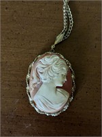 Vintage Cameo Necklace  OFFSITE PICKUP