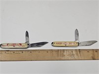 (2) 1972 Democratic McGovern USA Pocket Knives