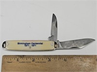 1971 Birmingham Al Centennial USA Pocket Knife