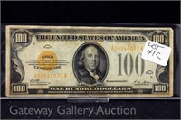 $100 Gold Certificate -
