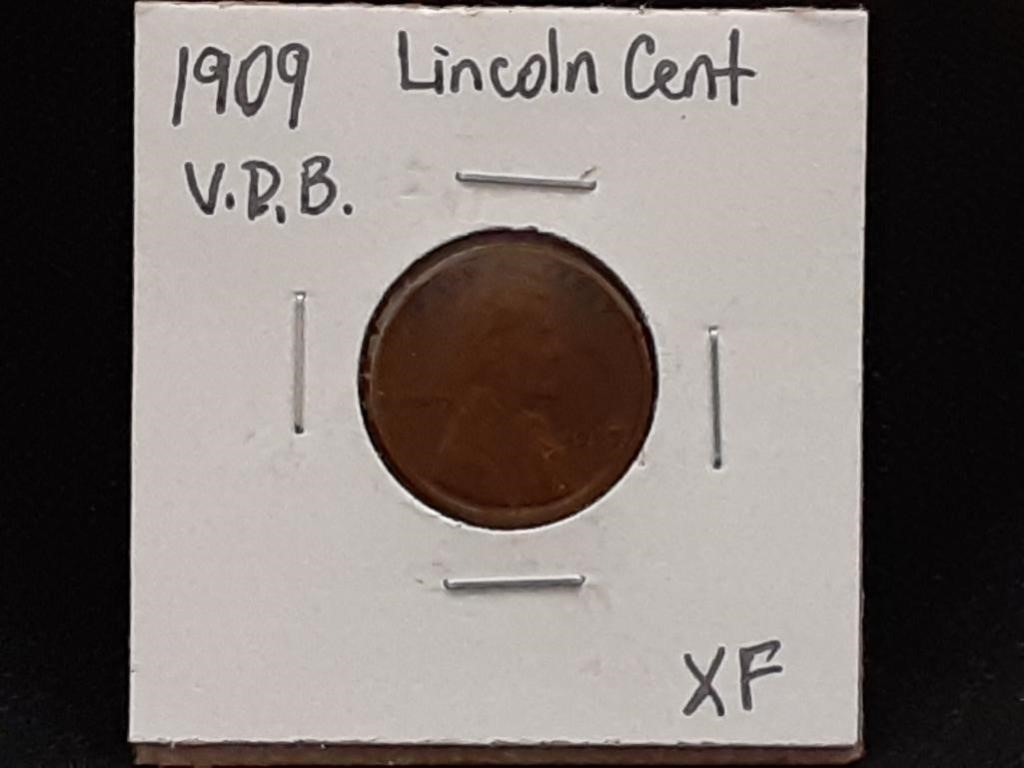 1909 VDB Lincoln Penny