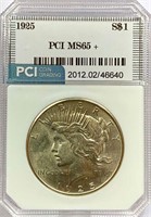 1925 Peace Silver Dollar MS-65 +