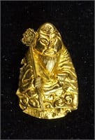 Fine Solid Gold Carved Buddha