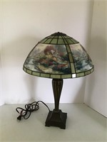 Thomas Kincade style modern table lamp