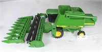 John Deere 9600 Combine w/2-Heads