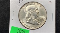 1963-D Silver Franklin Half Dollar