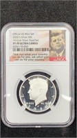 2020-S NGC PF70 Ultra Cameo Silver Proof Kennedy